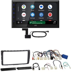 JVC KW-M695DBW Android Auto CarPlay DAB+ Einbauset für Toyota Hilux ab 2011 - Bild 1 von 1