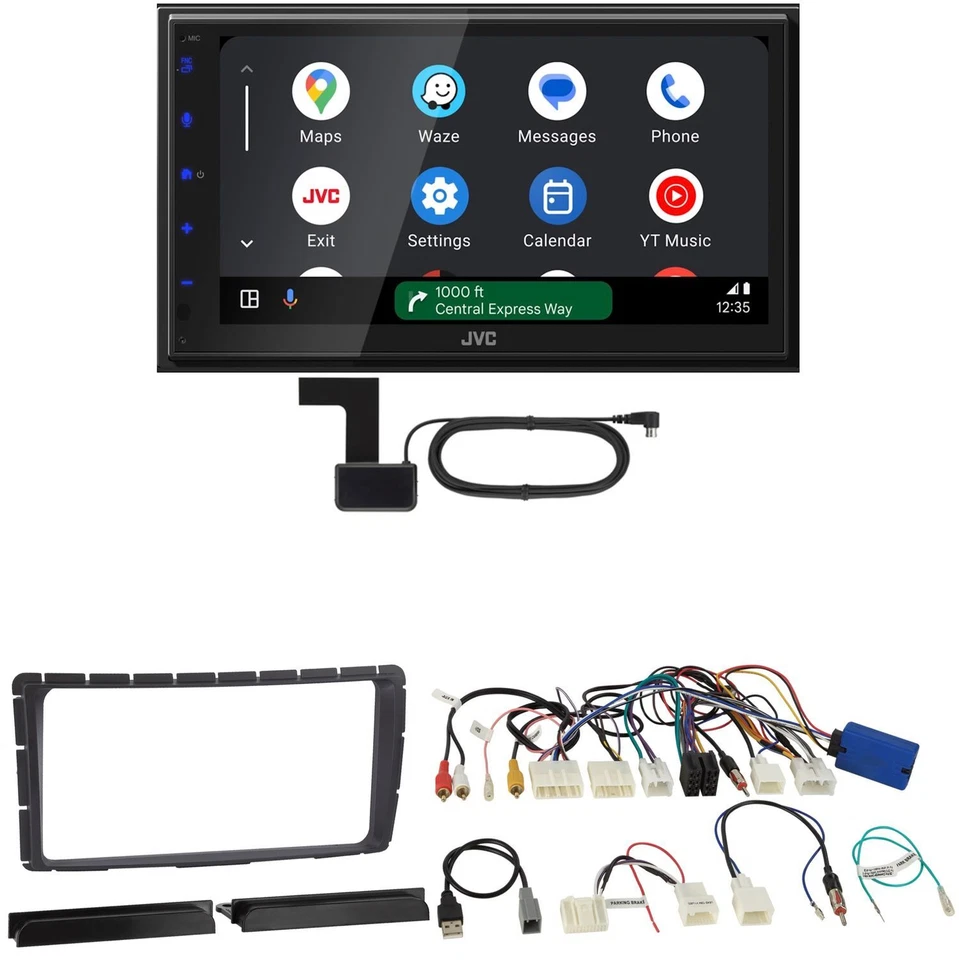 JVC KW-M695DBW Android Auto CarPlay DAB+ Einbauset für Toyota Hilux ab 2011 - Bild 1 von 1