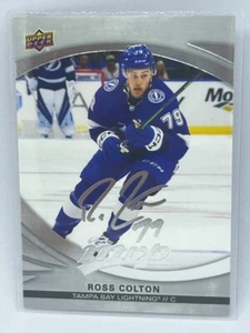 Ross Colton Stars SP silberne Schrift 2023-24 Oberdeck MVP Hockey Nr. 215 - Bild 1 von 2