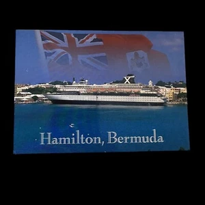 Postal Celebrity Cruises Hamilton Bermudas barco transatlántico barco barco vacaciones - Imagen 1 de 2