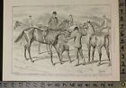1888 Equestrian Horse Ellimans Embrocation Health Tonic Slough Race Ad 28254
