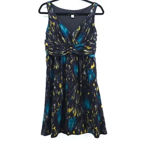 Jonathan Martin 8P Y2K Whimsigoth Babydoll Artsy Celestial Abstract VNeck Dress - Picture 1 of 17