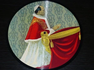 CATHOLIC 78 rpm RECORD Picture POPE PIO XII France ANNO 1950 SANCTO Rare ROME - Picture 1 of 1