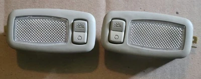 Pair Of 2011-2016 Hyundai Sonata Kia Optima Roof Sunvisor Vanity Lights Gray - Image 1 of 4