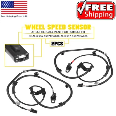 2x Rueda con sensor de velocidad ABS para Hyundai Santa Fe Sport Kia Sorento 2013 2014 Foto 1 de 4