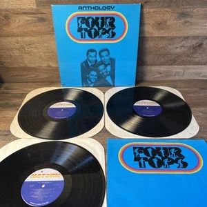FOUR TOPS Anthology M9809A3 3x LP Vinyl EX Trifold with Book - Picture 1 of 17