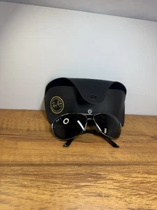RAY BAN Warrior RB3342 004/59 60-12-125 GUNMETAL  Wrap SUNGLASSES *ITALY *RARE* - Picture 1 of 15