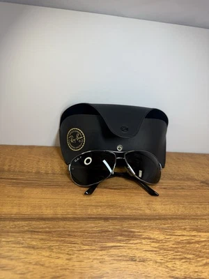 RAY BAN Warrior RB3342 004/59 60-12-125 GUNMETAL  Wrap SUNGLASSES *ITALY *RARE* - Image 1 of 4