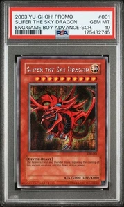 PSA 10 2003 Slifer GBI-001 Secret Rare GB Promo Yu-Gi-Oh Card English Vintage - Bild 1 von 2