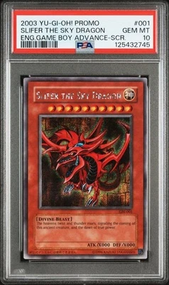 PSA 10 2003 Slifer GBI-001 Secret Rare GB Promo Yu-Gi-Oh Card English Vintage - Image 1 of 2
