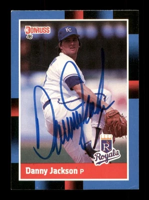 Danny Jackson Autographed Signed 1988 Donruss Card #132 Kansas City Royals - Image 1 of 2
