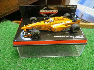 MINICHAMPS F1 MCLAREN MERCEDES MP4/12 COCHE DE PRUEBA D COULTHARD #10 1/43 974390 SIN USAR, EN CAJA Foto 1 de 4