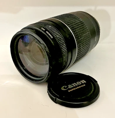 Canon EF I IS USM 75-300mm F/4-5.6 EF IS USM Lens-Compatible with Canon EOS - Image 1 of 2