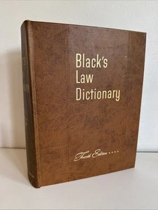 Vintage BLACK'S LAW DICTIONARY 4th Edition, 1st Printing - 1951 - Hardcover - Picture 1 of 13