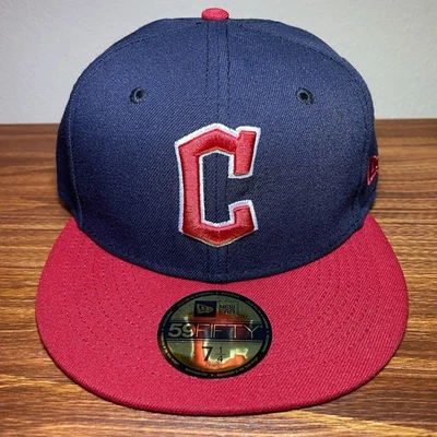 New Era Cleveland Guardians Hat Size 7 1/4 59Fifty Authentic Collection Cap NEW - Image 1 of 4