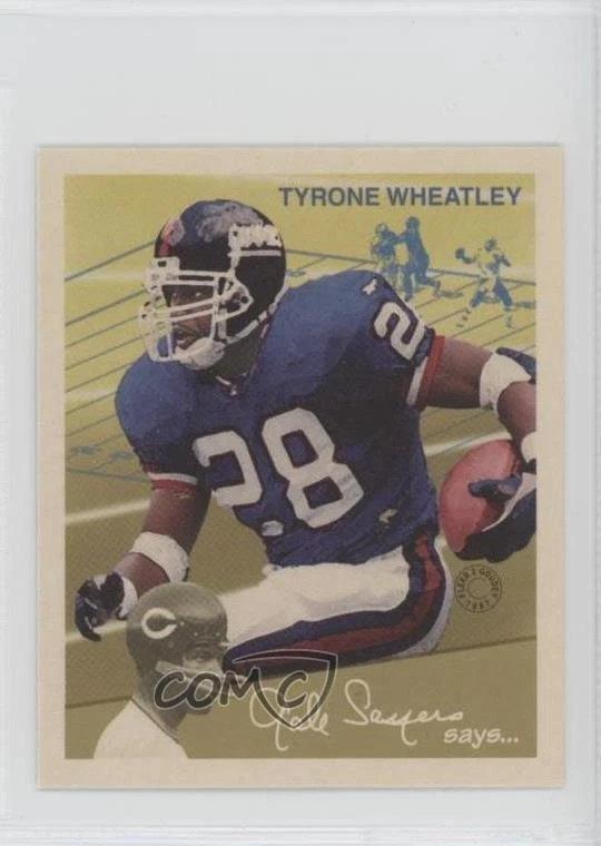 1997 Fleer Goudey II Gridiron Greats Tyrone Wheatley #67 - Image 1 of 2