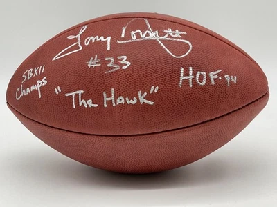 Auténtico fútbol americano Wilson Duke firmado por Tony Dorsett NFL con 3 insc.-Beckett con holograma Foto 1 de 4