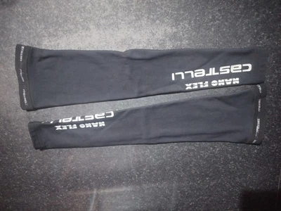 Castrelli Nanoflex Arm Warmers Large. Black With White .  - Image 1 of 4
