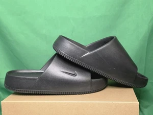  Nike Calm Slides sportlich schwarz Herren Damen - M 11/W 12 - mit Karton - Bild 1 von 6
