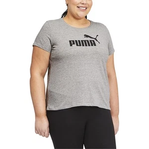 Puma Essentials Logo Crew Neck Short Sleeve T-Shirt Pl Womens Size 3X Casual To - Picture 1 of 4