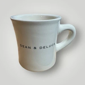 Dean & Deluca New York Diner Stil schwere Kaffeetassen Creme Elfenbein Farbe - Bild 1 von 6