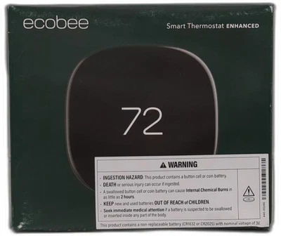 Ecobee Smart Thermostat Enhanced - Programmable Wifi Thermostat - Works With - Image 1 of 4