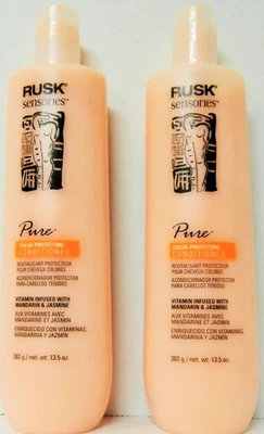 RUSK SENSORIES Conditioner PURE MANDARIN & JASMINE COLOR PROTECTING (2) 13.5 oz - Image 1 of 3