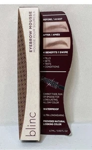 BLINC EYEBROW MOUSSE AUBURN 4.7ML 0.16 FL OZ WATERPROOF VEGAN CRUELTY FREE - Picture 1 of 3