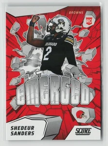 2025 Panini Score SHEDEUR SANDERS Emerged Rookie Card RC #6 - Picture 1 of 2