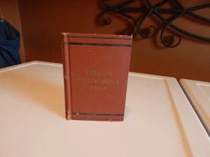 Vintage Hardcover Pocket - Robert's Rules of order Revised - 1921 - Picture 1 of 1