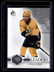 2020-21 SP Authentic True Leaders Roman Josi #TL-RJ Nashville Predators - Picture 1 of 2