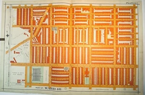 1928 Map Philadelphia 48 Ward St. Edmond Church Smith Playground McKean Snyder - Picture 1 of 12