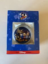 Disney Store 1997 10th Anniversary Christmas Glass Ball Ornament