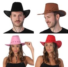 Texan Unisex Cowboy Hat Wild West Cowgirl Hat Fancy Dress Western Costume