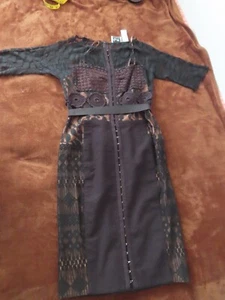 Anthropologie Beguile by Byron Lars Carissima Sheath Black Dress  0P  petite - Picture 1 of 10