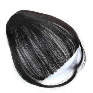 Hair Extension Clip In Fringe Bangs Thin Hair Style Neat Wispy Front Hairpiece - Picture 1 of 4