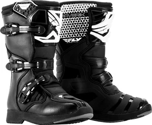 NEW!  FLY RACING YOUTH MAVERIK BOOTS BLACK SZ 04 - Bild 1 von 1