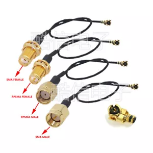 U.FL/IPX UFL IPEX to SMA RP-SMA Female Male Antenna WiFi Pigtail Cable 1.13mm - Afbeelding 1 van 1