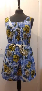 New Matthew Williamson Blue & Lime Beach Dress. 12. - Picture 1 of 2