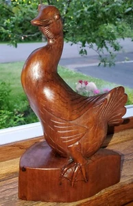 Vintage exquisit gefertigte 7" thronende Wasservögel Skulptur Ente - Bild 1 von 11