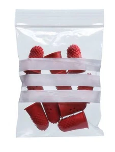Plastic Grip Seal Clear Poly Bags Resealable Zip Lock - Write On - Baggies - Picture 1 of 11