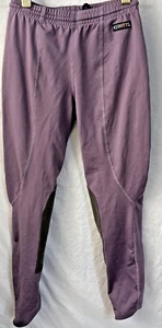 KERRITS Girls Riding Equestrian Purple Leggings - Sz M* - Picture 1 of 8