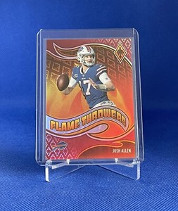 Josh Allen - 2021 Panini Phoenix - Flame Thrower Red /199 - Bills