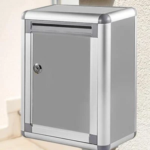 Metal Suggestion Box with Key Lock Key Drop Box for School Business Home - Picture 1 of 5