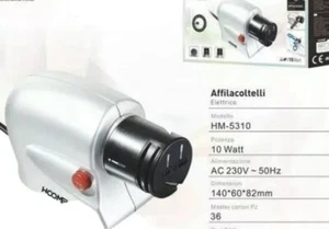 Affila Coltelli Elettrico 10w Affilatore Arrota Lame Forbici hm-5310 - Foto 1 di 1