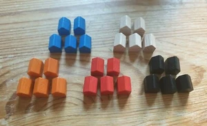 Repuestos para juegos de mesa - fichas de construcción/jugador - varios - Imagen 1 de 12