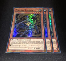 Zoodiac Ratpier x 3 - Playset - RATE-EN014 - 1st Edition - Super - Yugioh