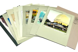 Rolls-Royce Silver Spirit Bentley Mulsanne 1984-86 9 hojas informativas folleto - Imagen 1 de 10