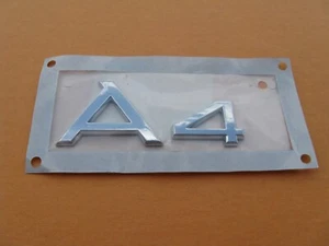 09 10 11 12 13 14 15 16 AUDI A4 REAR LID EMBLEM LOGO BADGE SIGN SYMBOL NEW 45335 - Picture 1 of 2