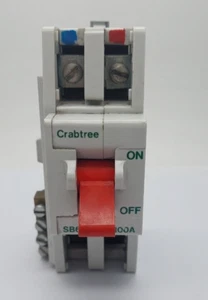 Crabtree SB6000 100Amp Main Switch Disconnector Isolator SB6000 Double Pole 240V - Picture 1 of 11